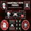 Hauntingly Festive Friends 🎄💀 logo