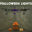 Halloween lights logo
