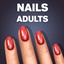 Short Almond Cat Eye Reflective Nails logo