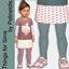 Toddler Skirt with knitted Tights logo