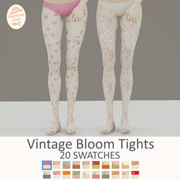 Vintage Bloom Tights logo