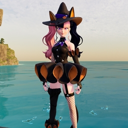 Play as Zoe with Halloween costume logo