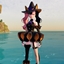 Play as Zoe with Halloween costume logo