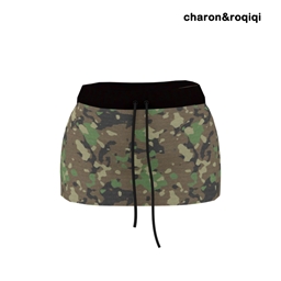 [charon&roqiqi]Hip skirt logo