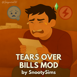 Tears Over Bills Mod by SnootySims - Tradução PTBR