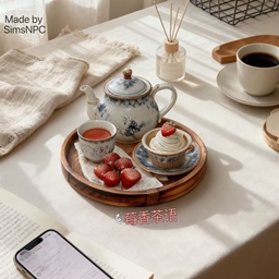 Strawberry Afternoon Tea ( can eat ) logo