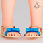 Toddler Sandals With A Scattering Of Glitter logo