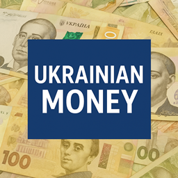 Ukrainian money logo