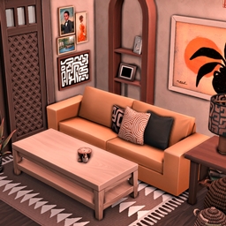 African Inspired Living Room logo