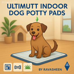 Ultimutt Indoor Dog Potty Pads by Ravasheen - Tradução PTBR logo