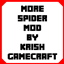 More Spider Mod BY KRISH GAMECRAFT logo