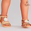 Toddler Sandals With Colorful Leaves logo