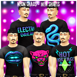 Neon Chaos - Men Shirts project image