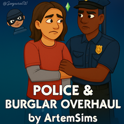 Police & Burglar Overhaul by ArtemSims - Tradução PTBR