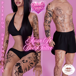 Bodytattoo Asian V1 | F&M logo