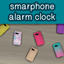 Smartphone as alarm clock logo