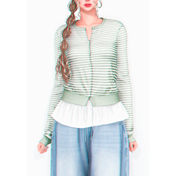 🌸 Different Stripe Cardigan 🌸 logo