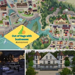 Out of rags with businesses save file logo