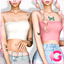 Soft Spaghetti Strap Crop Top [HQ compatible] logo