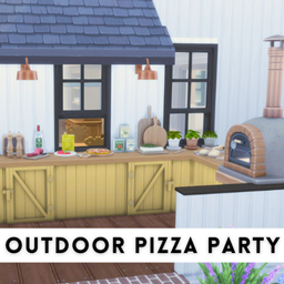 Outdoor Pizza Party Deck
