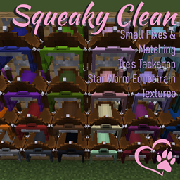 Squeaky Clean: Tack Textures logo