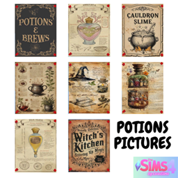 PICTURES 33 POTIONS logo