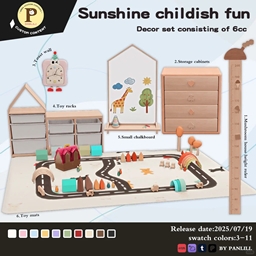 Sunshine childish fun.set logo