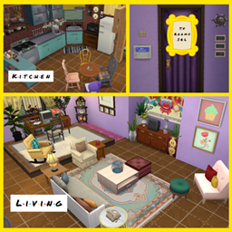 Monica Geller Kitchen/Living logo