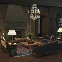 Vintage Manor Living Room logo