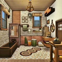 Cozy Rustic 1 - Bathroom logo