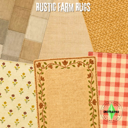 Rustic Farm Rugs - Natural Woven & Vintage Patterns logo