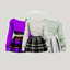 [cocomint] Strap Knit Set&Pleated Skirt logo