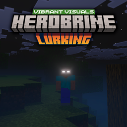 Herobrine Lurking - Vibrant Visuals logo