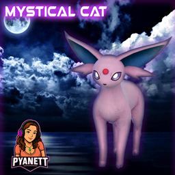 Mystical cat by Pyanett logo