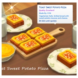 ✨Sweet Potato Pizza Toast by ONI — Spanish Translation ✨ logo