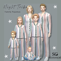 SG_Night Tribe Family Pajama - The Sims 4 Create a Sim - CurseForge