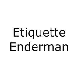 Etiquette Enderman logo