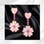 Romantic Heart Petal Flower Earrings v2 logo