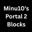 Minu10's Portal 2 blocks logo