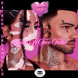 Face Tattoo AsianV1 | Female & Male logo