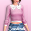 Romantica Lace Collar Knit Shirt logo