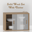 Kaziecc ~ Solid Wood Shelf with kitchen clutter logo