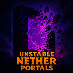 Unstable Nether Portals logo