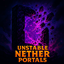 Unstable Nether Portals logo