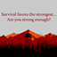 Survival is no match (Discontinued) logo