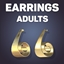 Tilly Thick Spiral Hoop Earrings logo