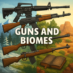 Guns and Biomes logo