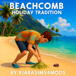Beachcomb  Tradition by KiaraSims4Mods - Tradução PTBR