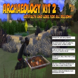 Archaeology Kit  By Simsonian Library Spanish Translation