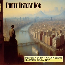 Family History Mod By Simsonian Library Spanish Translation logo